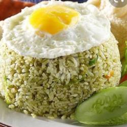 Nasi Goreng Sambel Ijo   Kornet