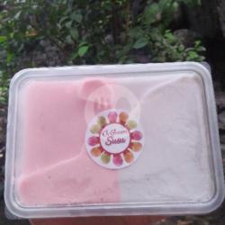 Es Cream Susu Rasa Strawberry-vanila