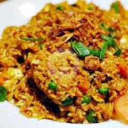 Nasi Goreng Ati Ampela Tidak Pedes   Krupuk