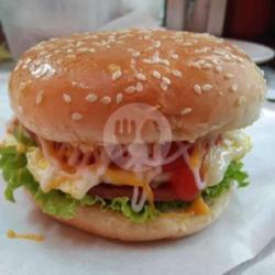 Burger Beef   Telor