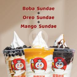 Boba Sundae   Oreo Sundae   Mango Sundae