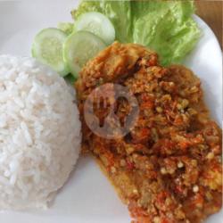 Nasi Crispy Beef Geprek