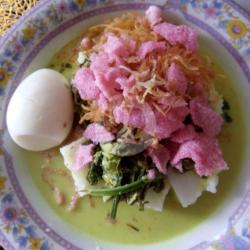 Lontong Pakis   Telur