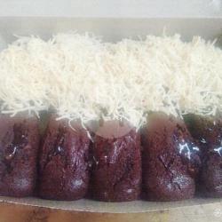 Kue Balok Brownies Toping Keju