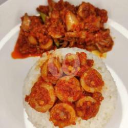 Nasi Cumi Sambal Balado