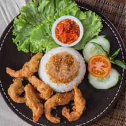 Nasi Udang Crispy