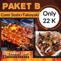 Paket B ( Takoyaki   Cumi Sosis )