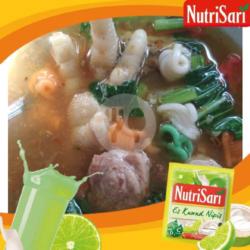 Seblak Ceker,sayur,krupukgulung,tulang   Nutrisari