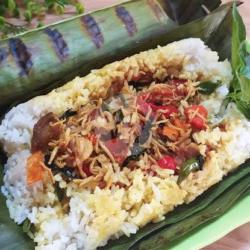 Nasi Liwet Bakar Teri Kemangi Aja