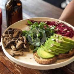 Vegan Smashed Avo & Shrooms