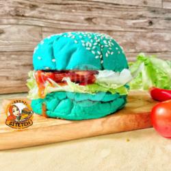 Go Burger Warna Double Daging (warna Sesuai Stok)