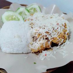 Ayam Geprek Keju Parut