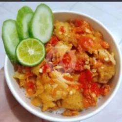 Rice Bowl Chicken Bumbu Geprek Pedas