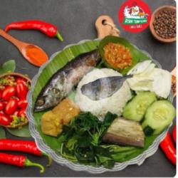 Nasi Tempong Ikan Tongkol Goreng