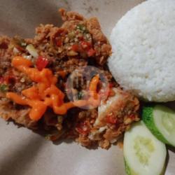 Ayam Geprek   Nasi