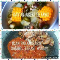 Nasi Sayur Asem Ikan Asin Lalap Sambal