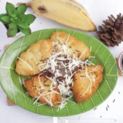 Pisang Kipas Keju Coklat