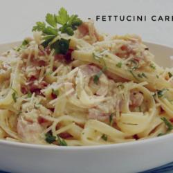 Fettucini Carbonara Cream