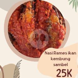 Nasi Rames Kembung Sambel