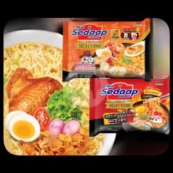 Sedap Waaach..!!  Mie Sedap Korea ,  Singapore Spicy  Laksa   1 Telur