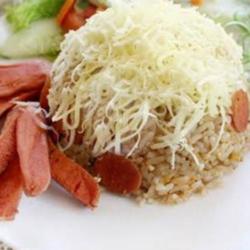 Nasgor Bakso Sosis Keju   Es Teh Manis