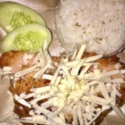 Nasi Ayam Geprek Keju Tabur