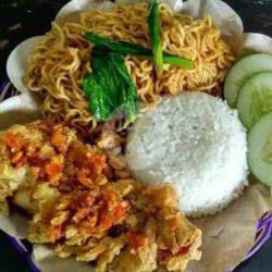 Nasi Geprek Dada Lembut   Mie