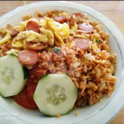 Nasi Goreng Sosis Telor