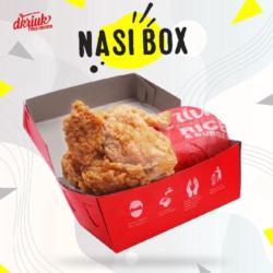 Nasi Box Ayam Saus Keju Paha Atas /dada