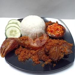 Paket Nasi  Kepala Ayam Ati Ampela Lilit Usus Goreng Rempah