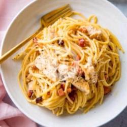 Spaghetti Chicken Carbonara