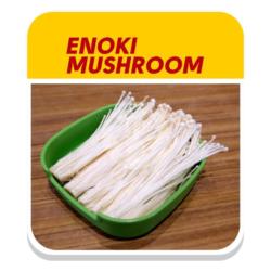 Enoki Mushroom (tidak Dimasak)