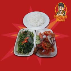 Nasi Ayam Dabu Dabu Cah Kangkung