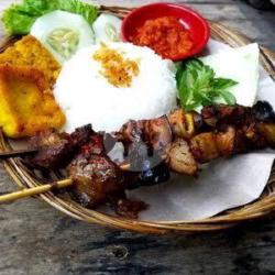 Nasi Timbel Ati Ampela  Sambal Lalapan