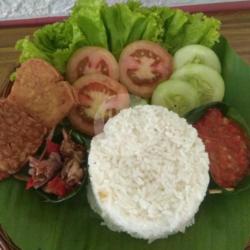 Paket Nasi Cikur Pedas Cumi Goreng Gratis Es Teh Manis