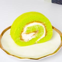 Pandan Kaya Rollcake Slice