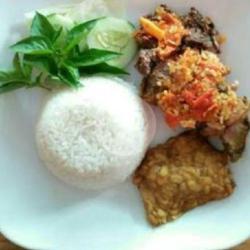 Nasi Ati Ayam Penyet