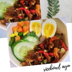 Ricebowl Oseng Kikil Cabe Hijau