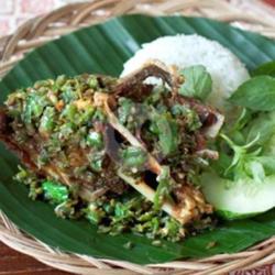 Dada Bebek Penyet Sambal Ijo