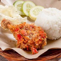 Ayam Geprek Paha Pentung