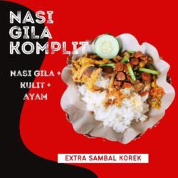 Nasi Gila Komplit