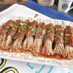 Enoki Beef Rolls