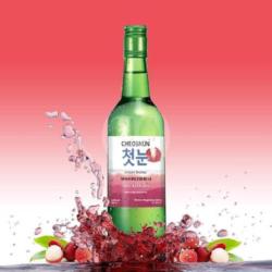 Soju Cheosnun Lychee 360ml    Free Yakult N Kacang Garuda Kulit