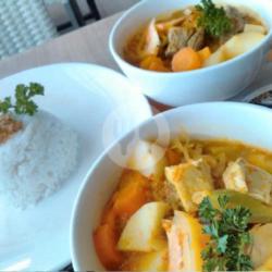 Bihun/nasi Kari Ayam