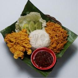 Nasi Indomie Ayam Gepuk