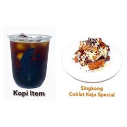 Kopi Hitam   Singkong  Coklat Keju Special