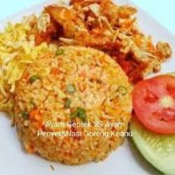 Ayam Geprek Nasi Goreng Sayur Sehat