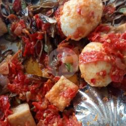 Nasi Telur Balado Tahu   Petai