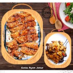 Bento Katsu Ayam Jamur