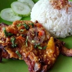 Nasi Ayam Penyet Dower   Es Jeruk